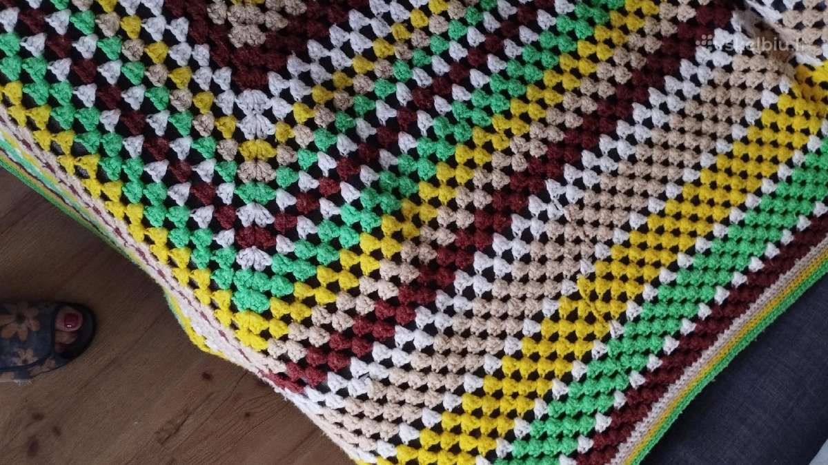 Rankų darbo nerti pledai - nuotraukos Nr. 5
