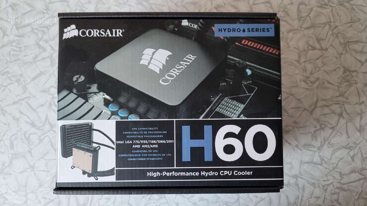 Corsair H60 cpu aušintuvas