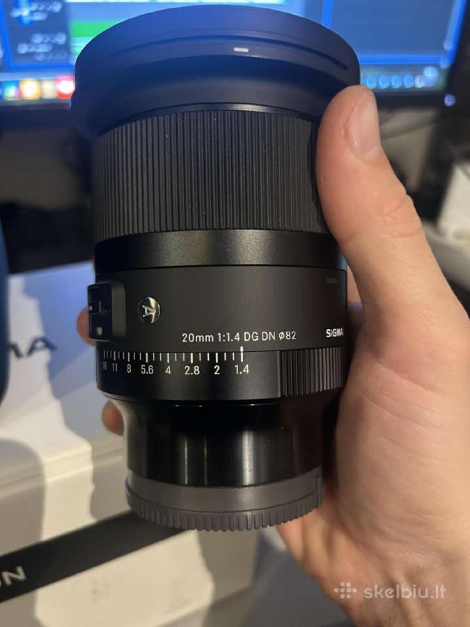 Sigma 20mm f1.4 (e-mount Sony) Dg Dn Art - nuotraukos Nr. 3
