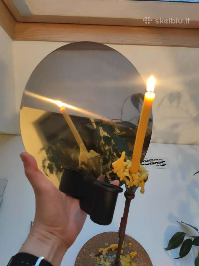 3 vnt. Ikea Varmer žvakidės su veidrodžiu - nuotraukos Nr. 3