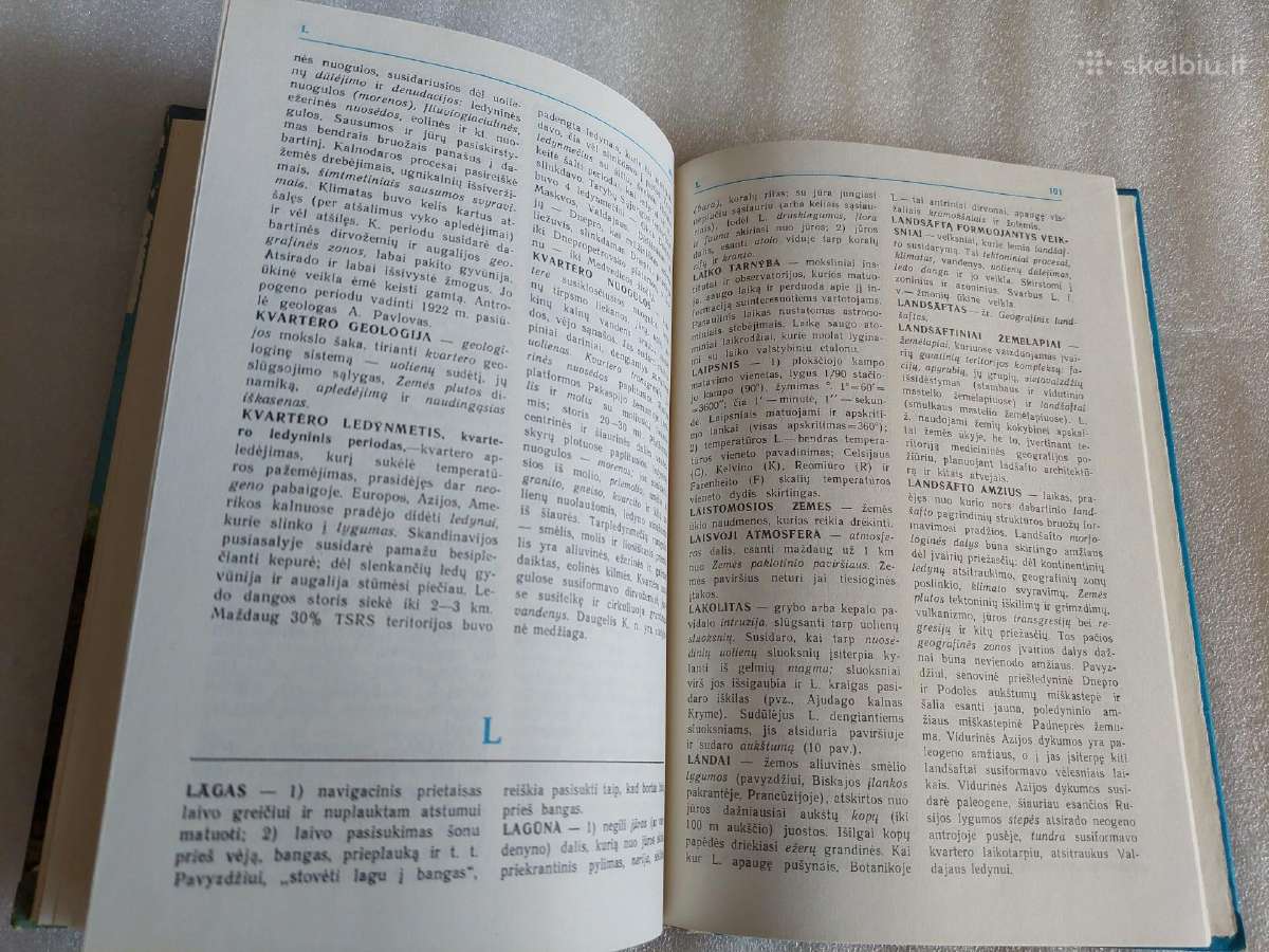 Fizinės geografijos žodynas - žinynas - nuotraukos Nr. 4