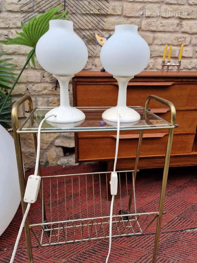 Vintažinės mid century stalinės lempos/naktinukės - nuotraukos Nr. 3
