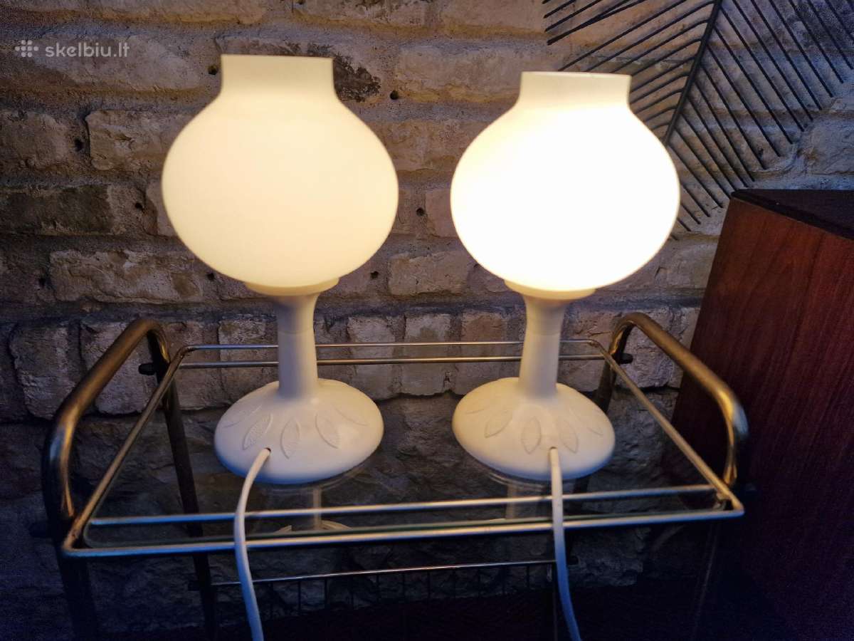 Vintažinės mid century stalinės lempos/naktinukės - nuotraukos Nr. 10