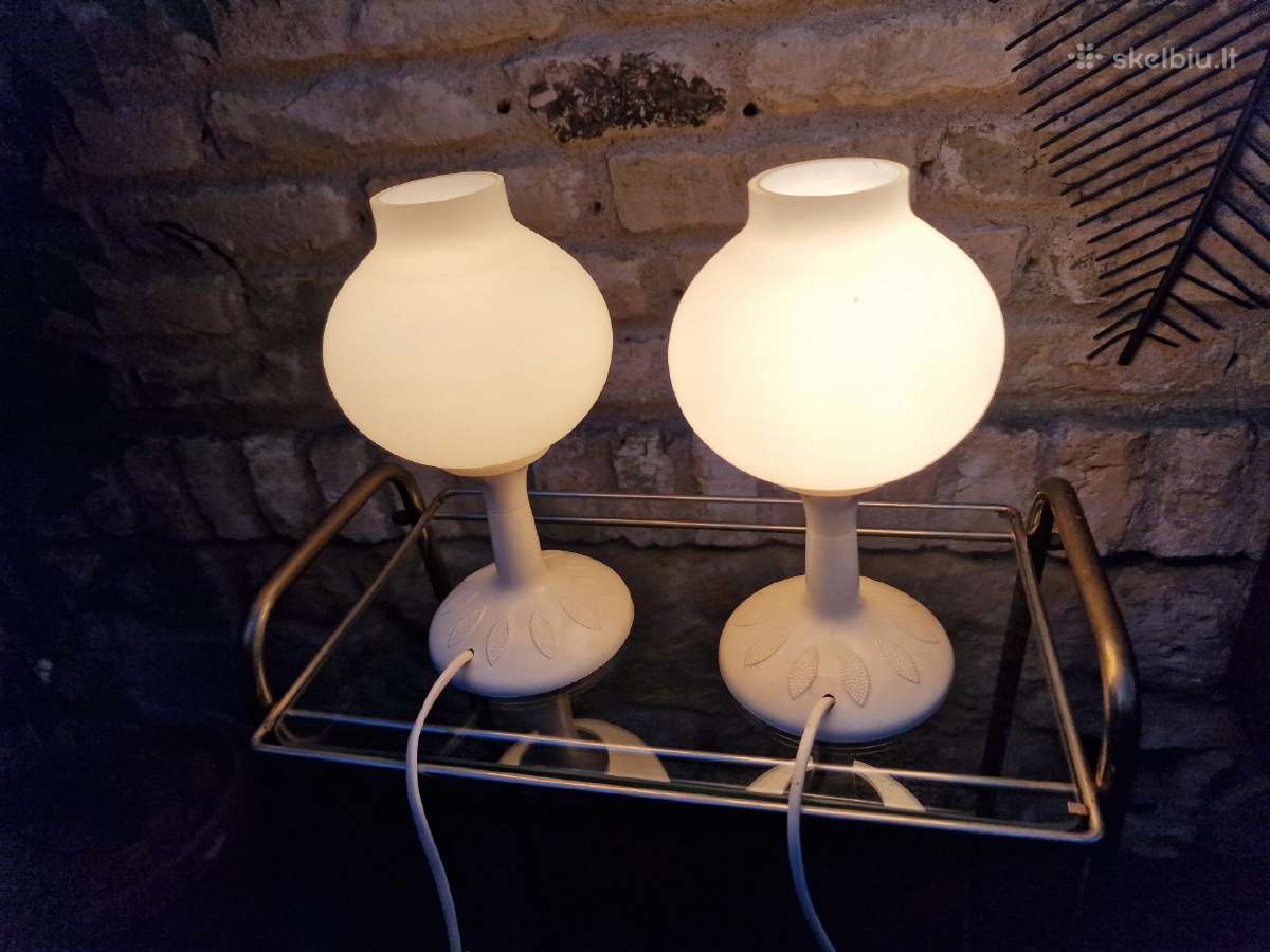 Vintažinės mid century stalinės lempos/naktinukės - nuotraukos Nr. 11