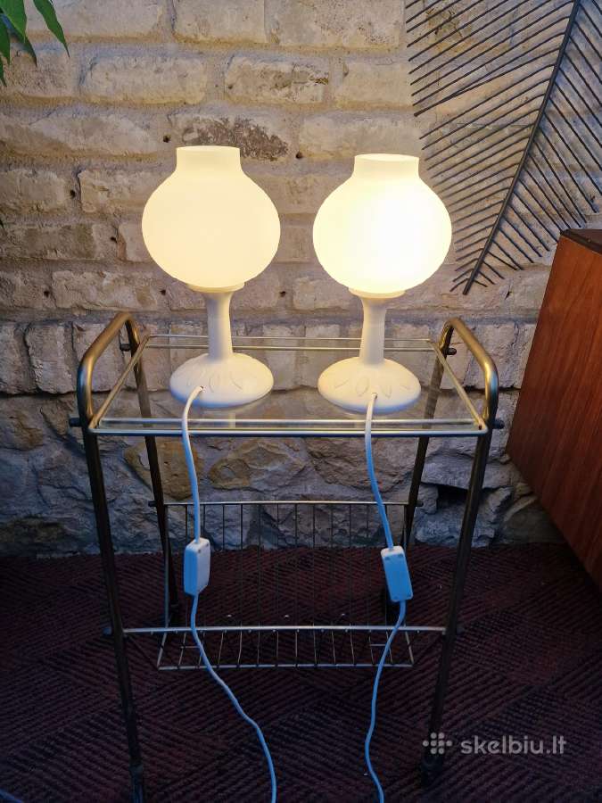Vintažinės mid century stalinės lempos/naktinukės - nuotraukos Nr. 12