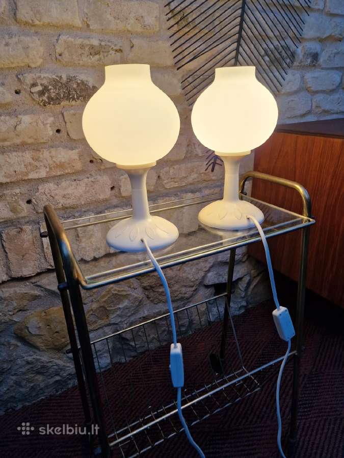 Vintažinės mid century stalinės lempos/naktinukės - nuotraukos Nr. 16