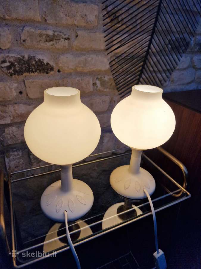 Vintažinės mid century stalinės lempos/naktinukės - nuotraukos Nr. 17