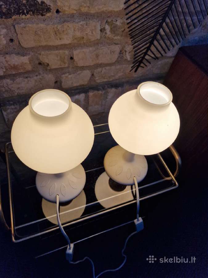 Vintažinės mid century stalinės lempos/naktinukės - nuotraukos Nr. 18