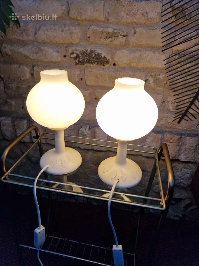 Vintažinės mid century stalinės lempos/naktinukės - nuotraukos Nr. 19