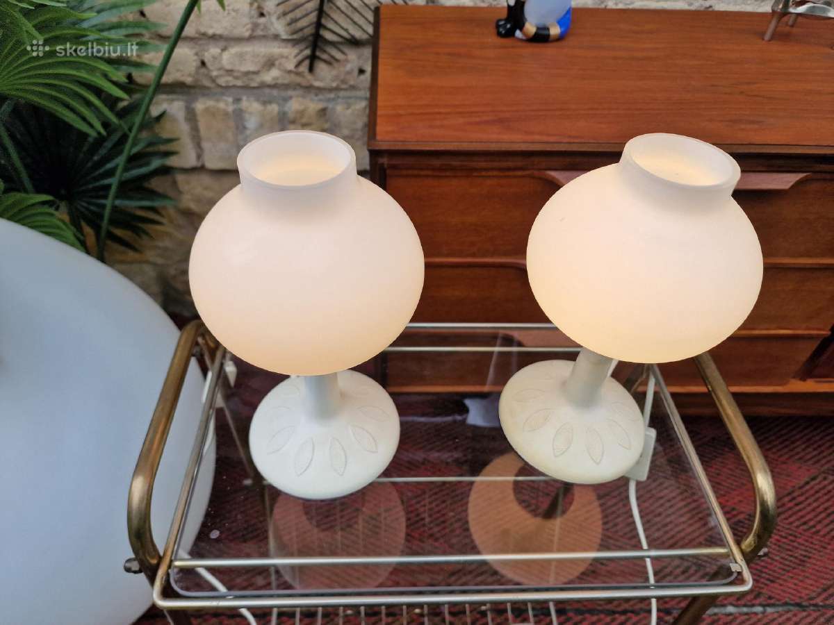 Vintažinės mid century stalinės lempos/naktinukės - nuotraukos Nr. 23
