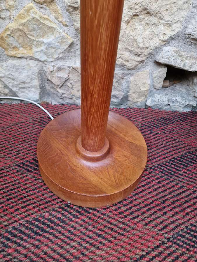 Vintažinis mid century tikmedžio toršeras - nuotraukos Nr. 6