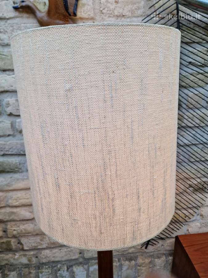 Vintažinis mid century tikmedžio toršeras - nuotraukos Nr. 10