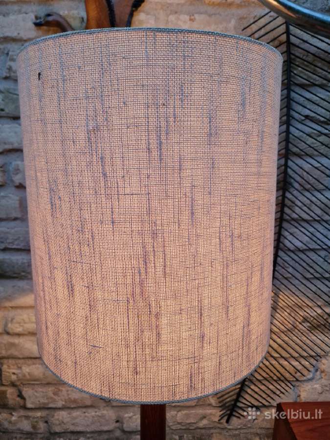 Vintažinis mid century tikmedžio toršeras - nuotraukos Nr. 30