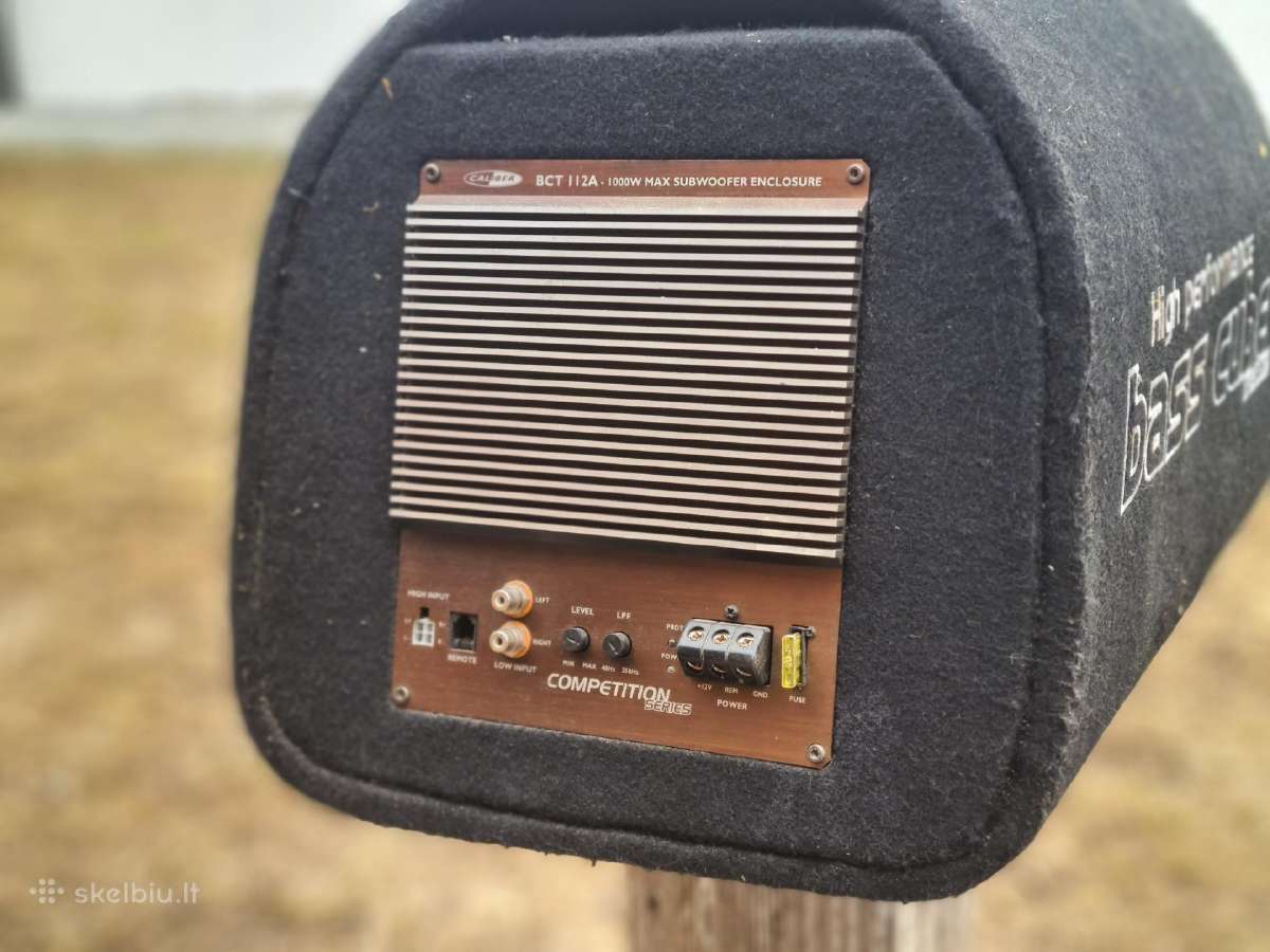 Žemų garsiakalbiai:caliber Bct 112a ir Blaupunkt - nuotraukos Nr. 5