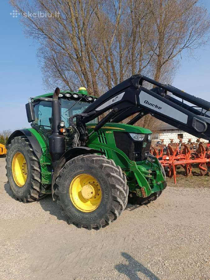 Traktorius john deere 6215r 2015 metu - nuotraukos Nr. 9