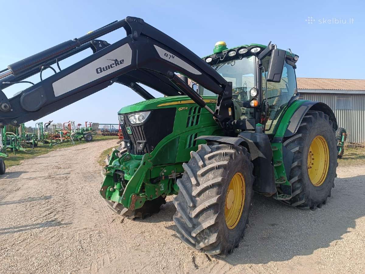 Traktorius john deere 6215r 2015 metu - nuotraukos Nr. 10