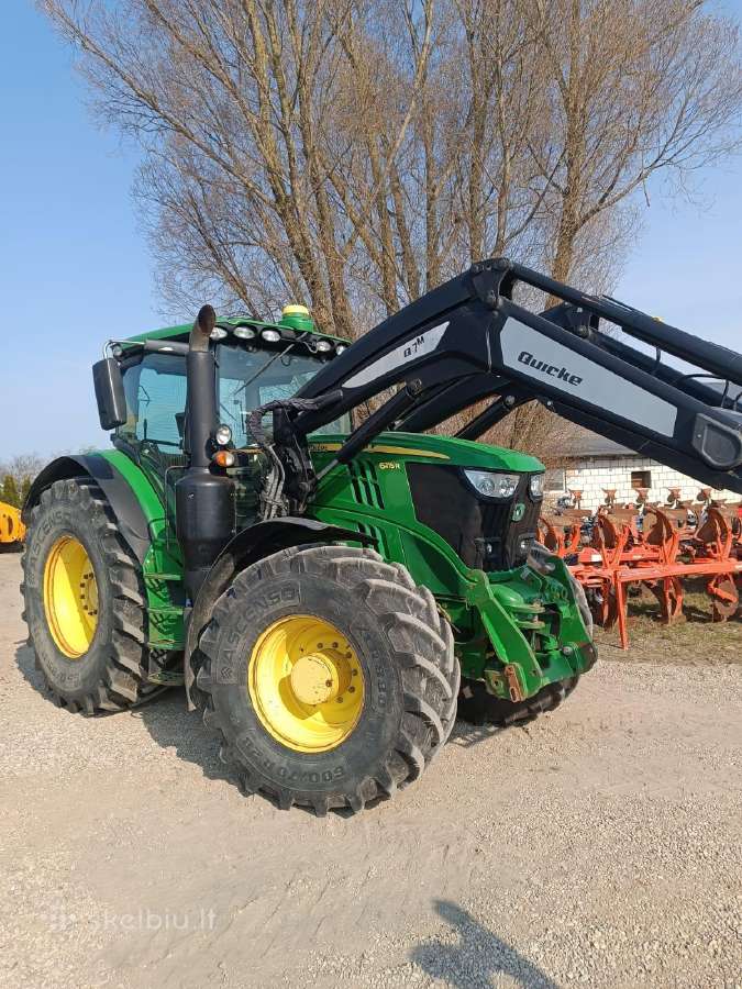 Traktorius john deere 6215r 2015 metu - nuotraukos Nr. 11