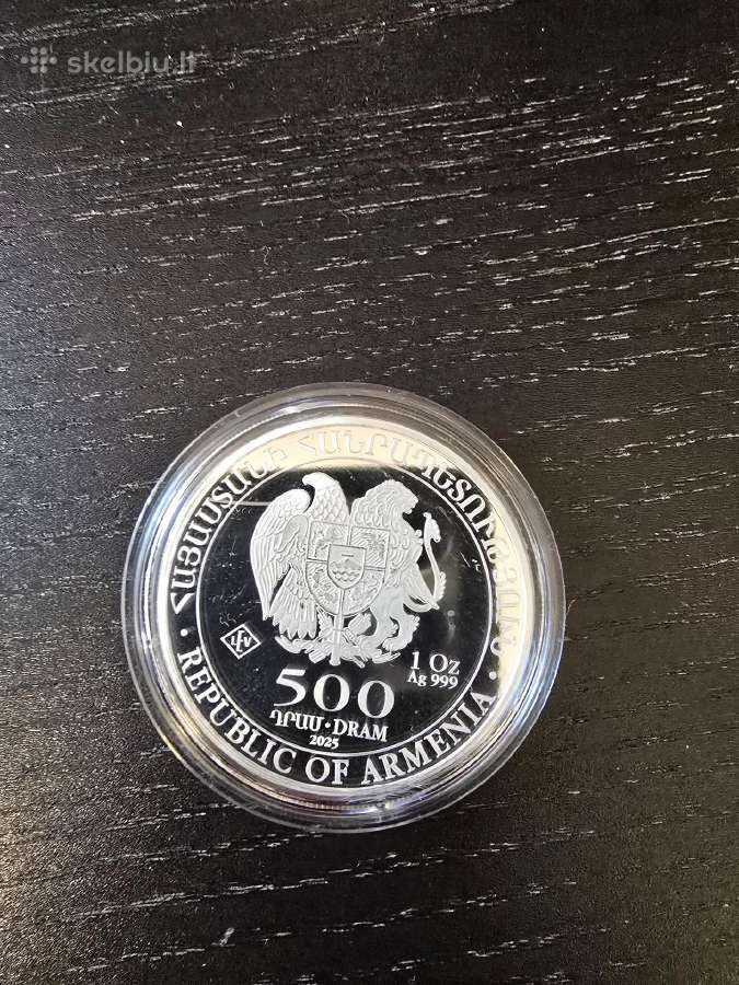 Sidabrinė moneta Nojaus Arka-78eurai - nuotraukos Nr. 2