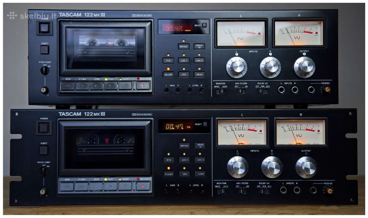 Kasetine deka Tascam 122 Mk II Tascam 122 Mk III - nuotraukos Nr. 11