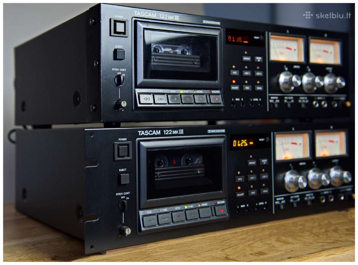 Kasetine deka Tascam 122 Mk II Tascam 122 Mk III - nuotraukos Nr. 12