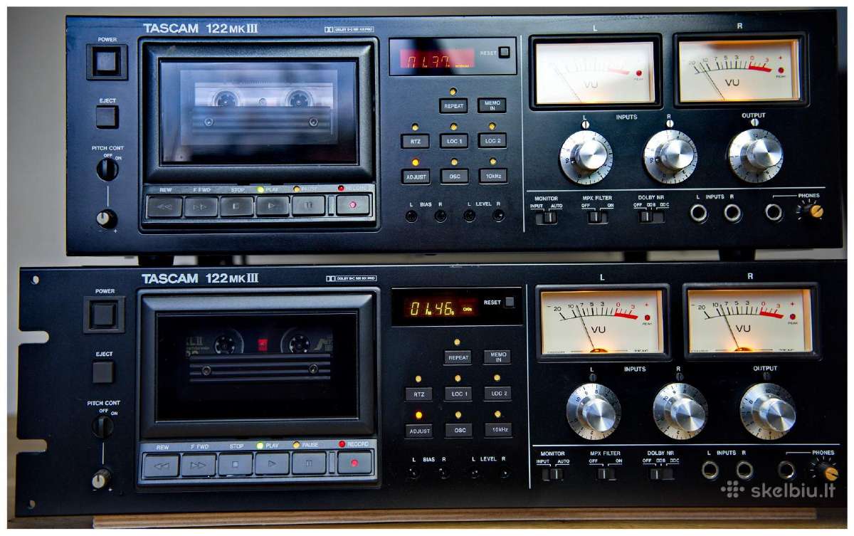 Kasetine deka Tascam 122 Mk II Tascam 122 Mk III - nuotraukos Nr. 13
