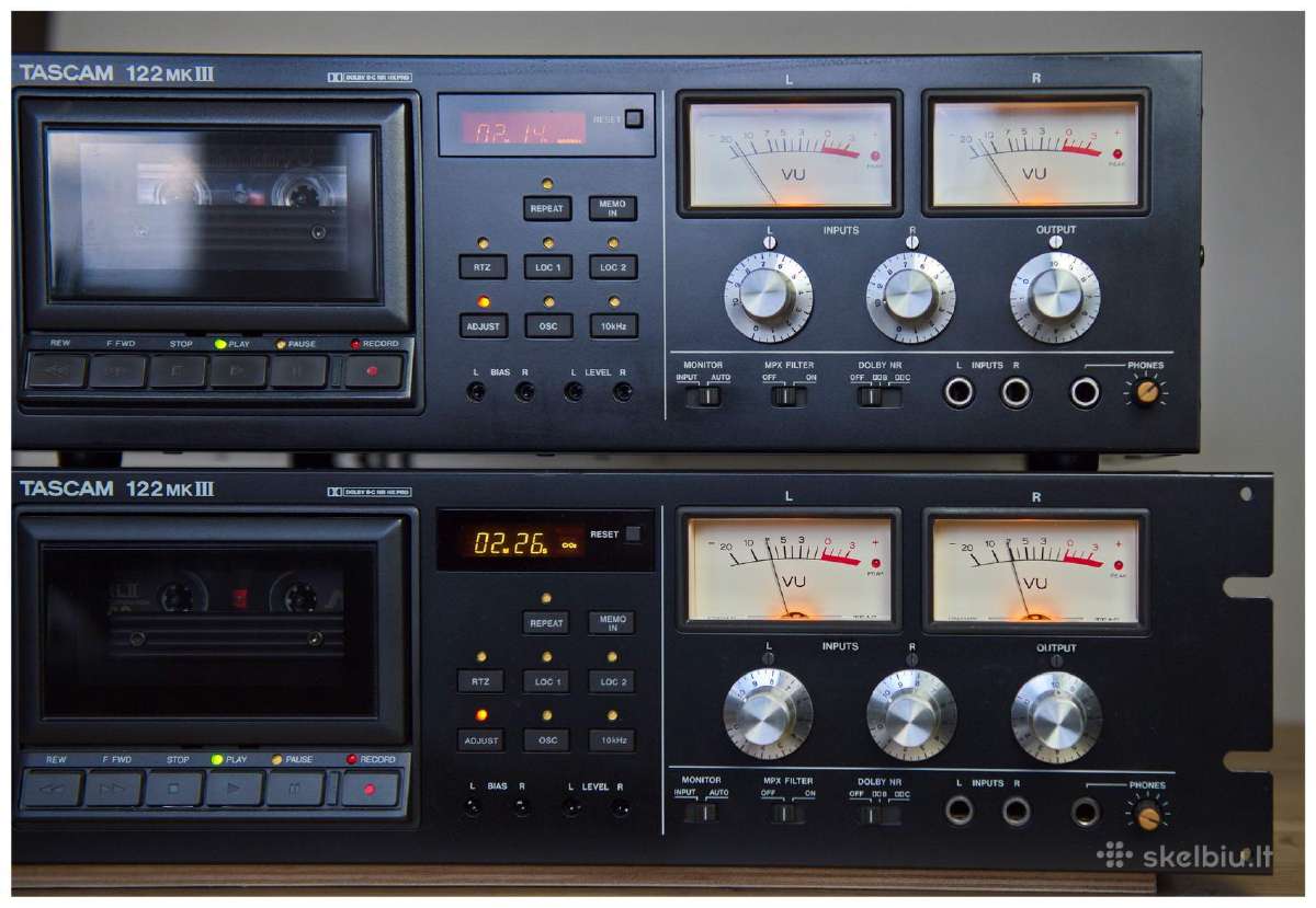 Kasetine deka Tascam 122 Mk II Tascam 122 Mk III - nuotraukos Nr. 14