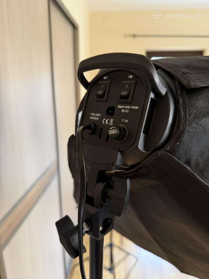 2 vnt softbox lempos apšvietimas fotografijai - nuotraukos Nr. 2