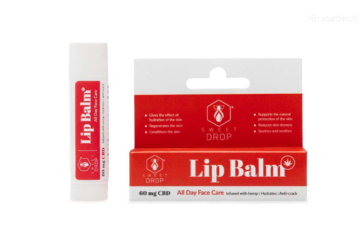 Sweet Drop Cbd lūpų balzamas – kasdienei drėgmei