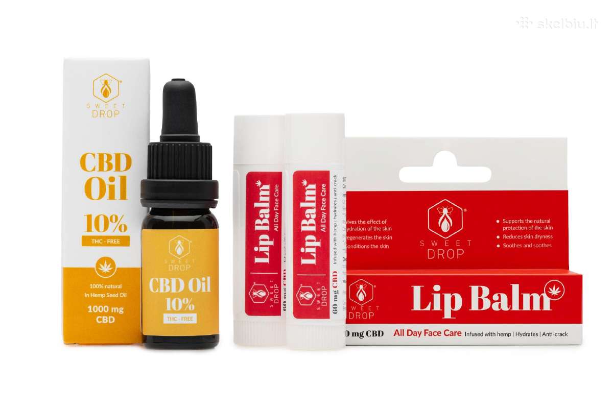 Sweet Drop Cbd lūpų balzamas – kasdienei drėgmei - nuotraukos Nr. 2
