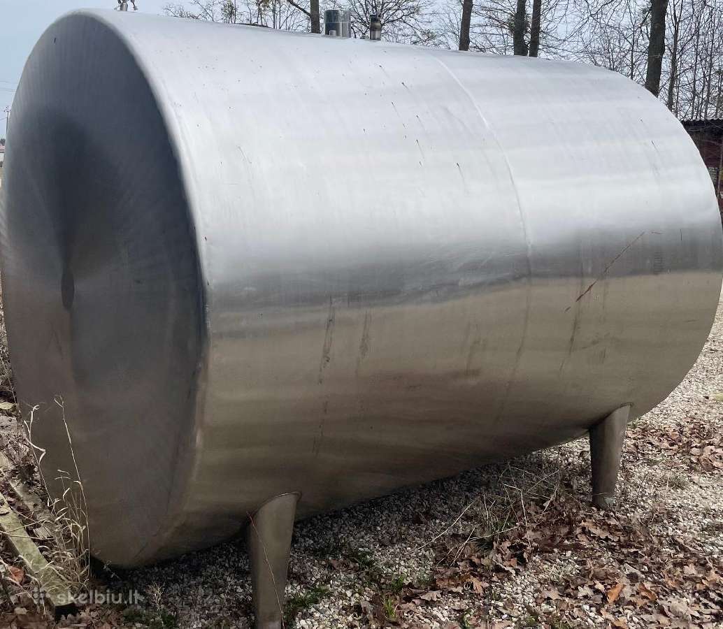 Nerūdijančio plieno talpa (cisterna) 4,5 kubų