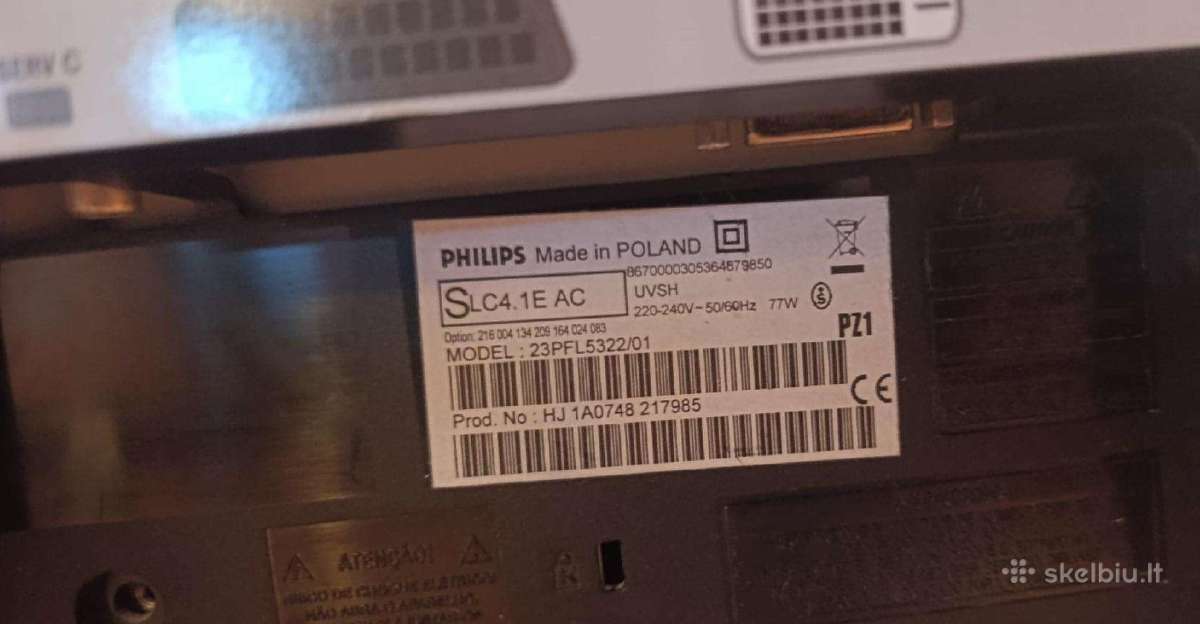 Philips 23pfl5322/01 23 colių TV su pultu, geras - nuotraukos Nr. 3