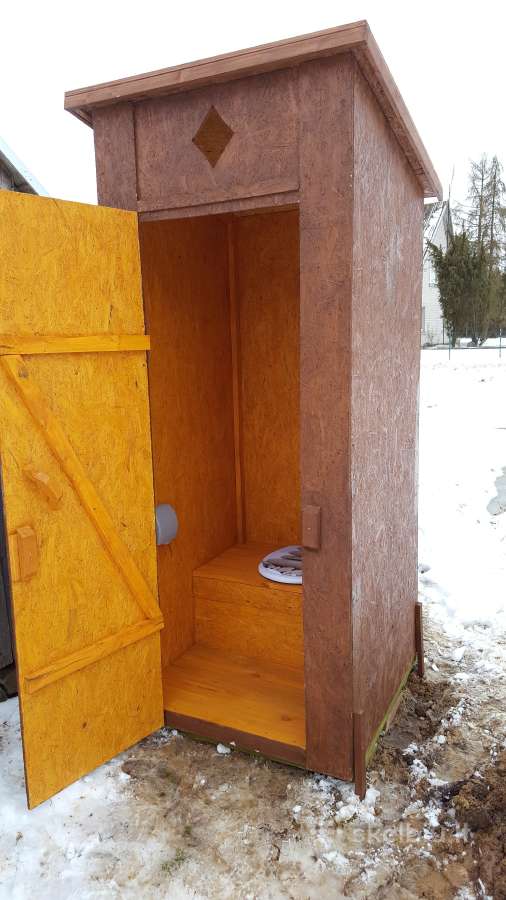 Lauko tualetai, lauko tualetas statyboms osb - nuotraukos Nr. 4