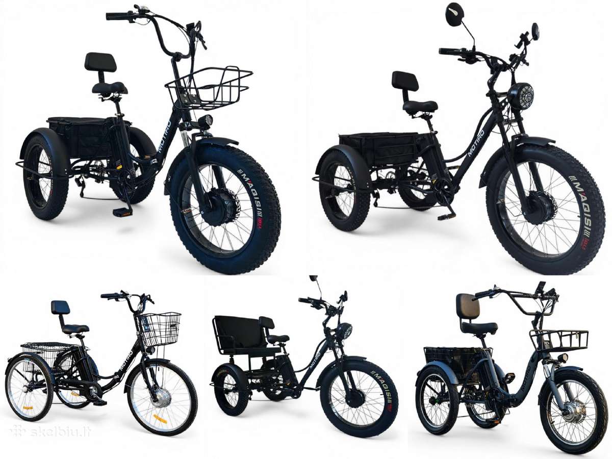 Triratis elektrinis dviratis Motiro Fatbike