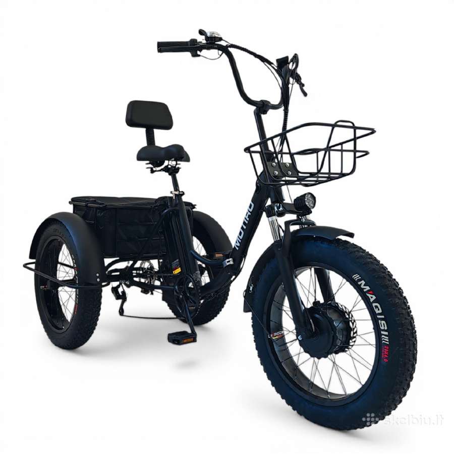 Triratis elektrinis dviratis Motiro Fatbike - nuotraukos Nr. 2