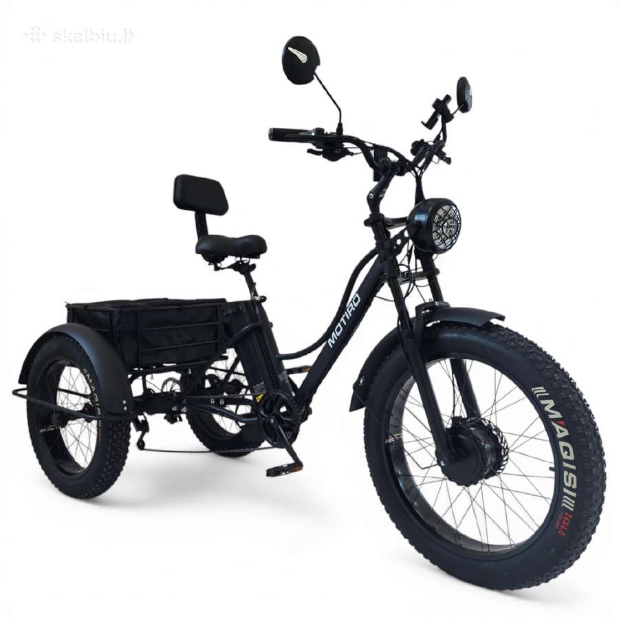 Triratis elektrinis dviratis Motiro Fatbike - nuotraukos Nr. 3