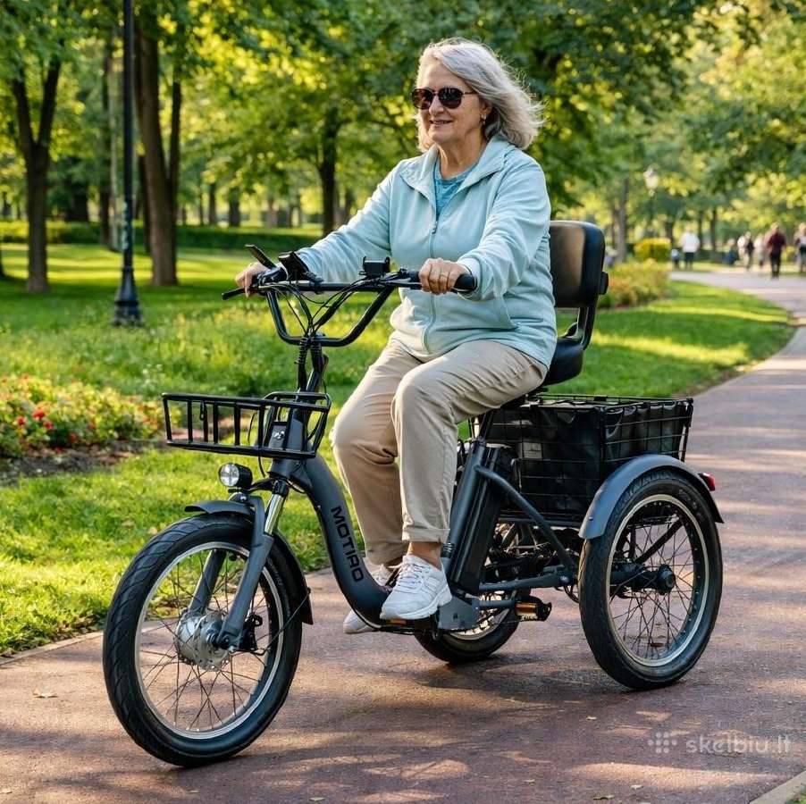 Triratis elektrinis dviratis Motiro Fatbike - nuotraukos Nr. 8