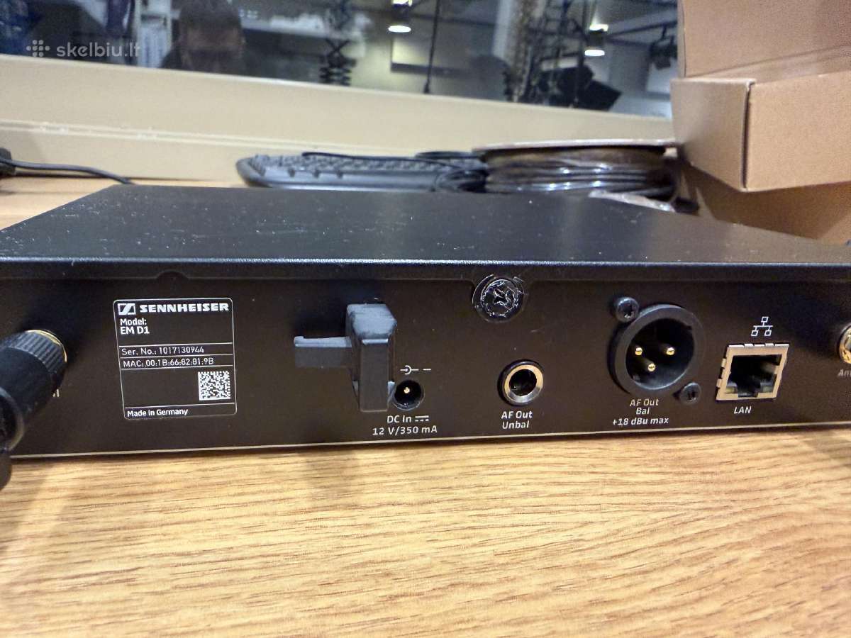 Sennheiser Ew-d1 mikrofonas+imtuvas - nuotraukos Nr. 2