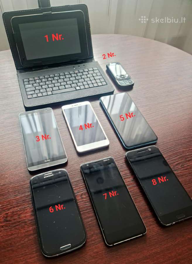 Samsung, HTC, Nokia, Xiaomi.