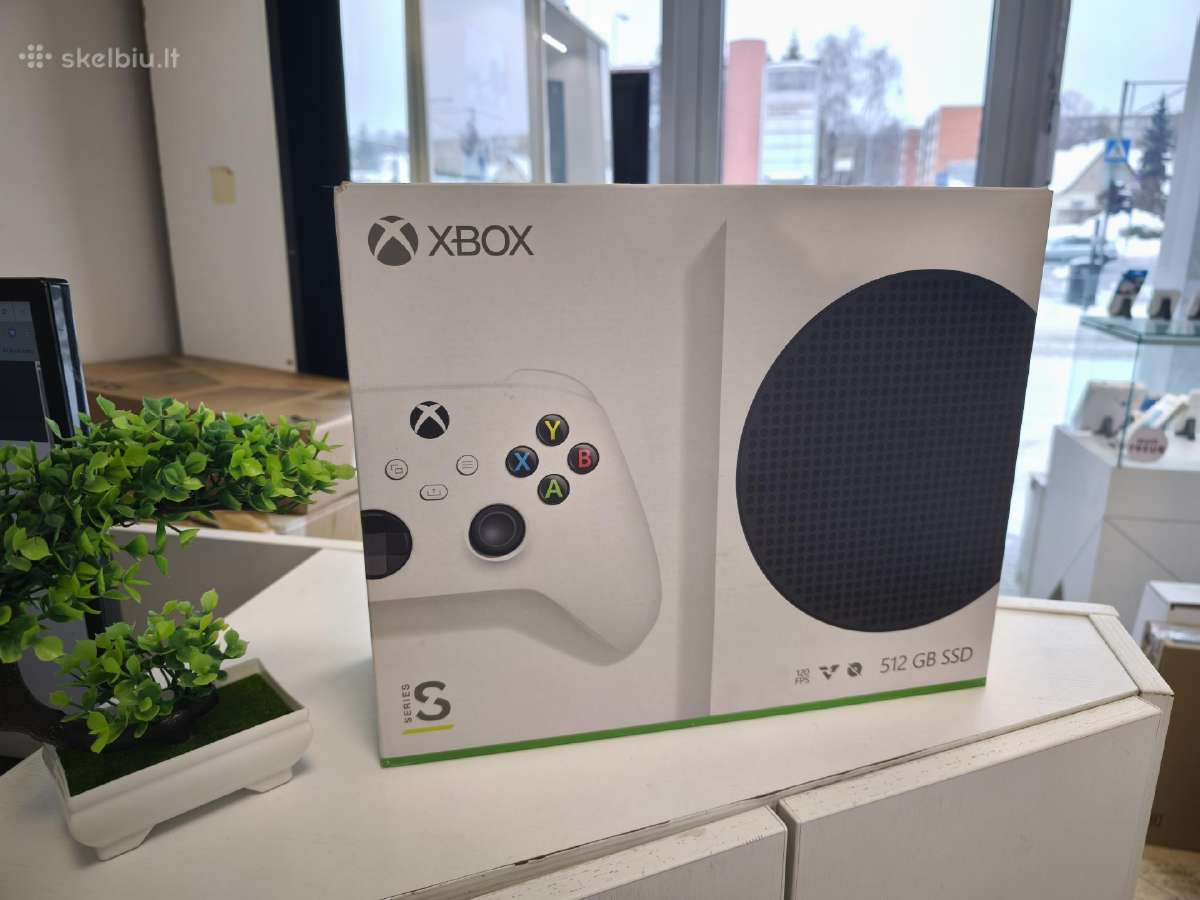 Xbox Series S su 20 žaidimų ir Garantija