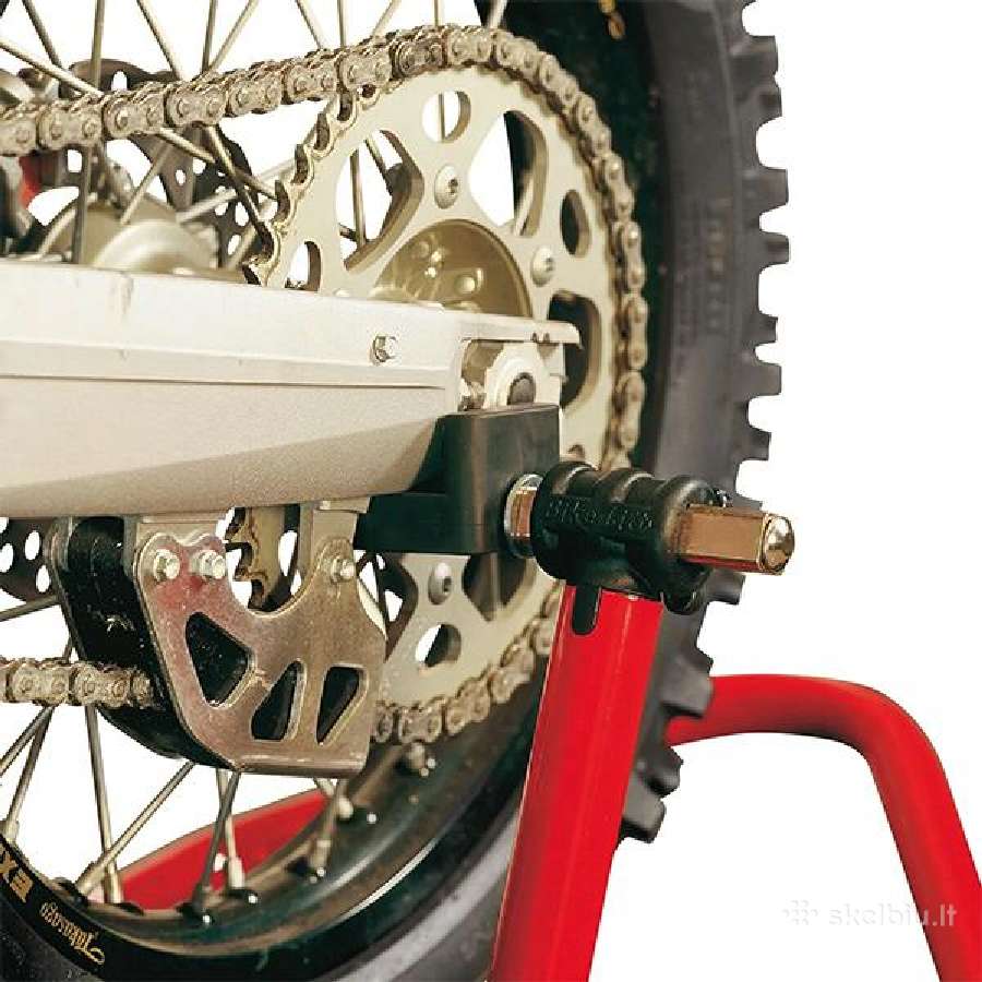 Motociklo stovas su ratukais Bike-lift - nuotraukos Nr. 5