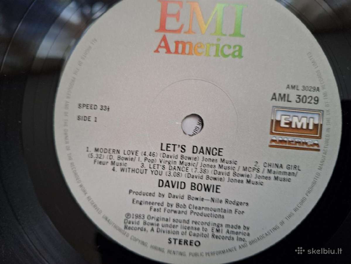 David Bowie 1983 “lets Dance - nuotraukos Nr. 5