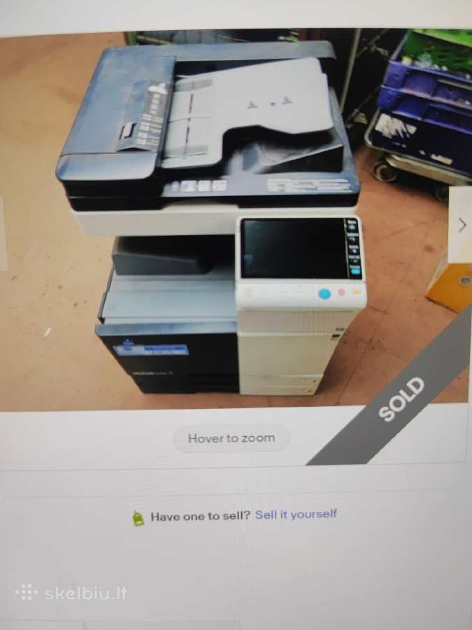 Konica bizhub c224 dalimis