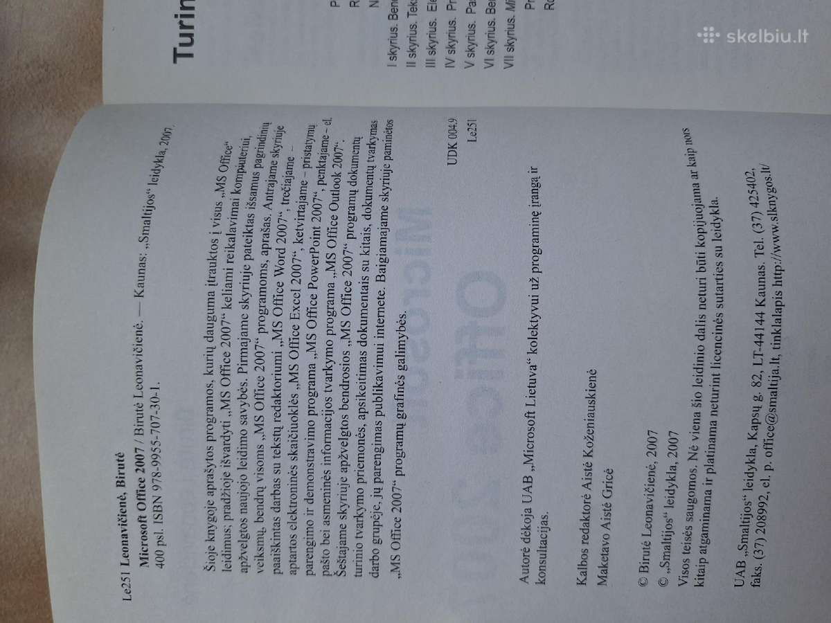 Microsoft Office 2007 - nuotraukos Nr. 3