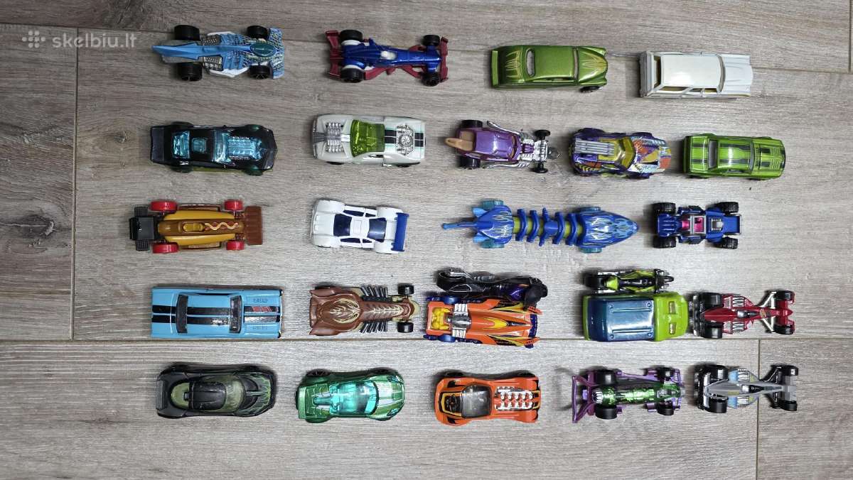 Hot wheels mašinėlės su hot wheels sunkvežimių. - nuotraukos Nr. 2