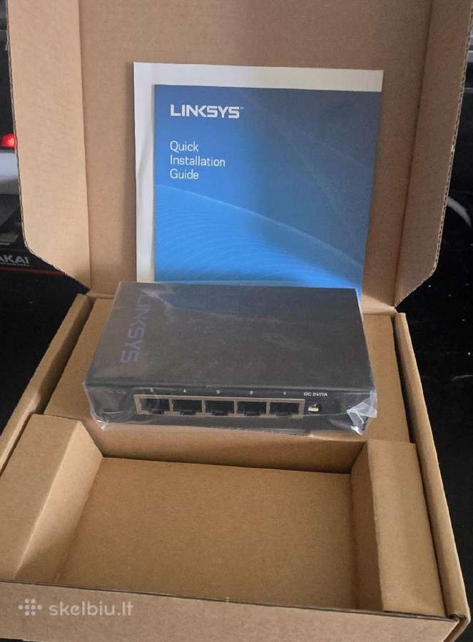 Linksys Lgs105eu Tinklo šakotuvas