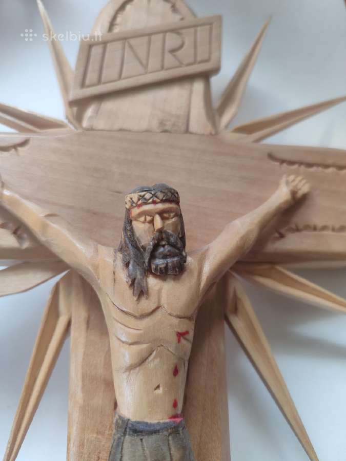 Religija vintažinis medinis kryžius - nuotraukos Nr. 12