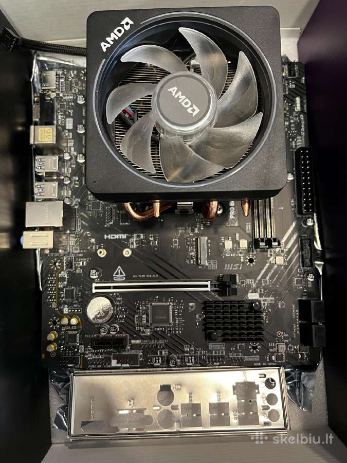 Ryzen 7 8700f + Msi Pro B650m-b + Rgb Ryzen Cooler - nuotraukos Nr. 2