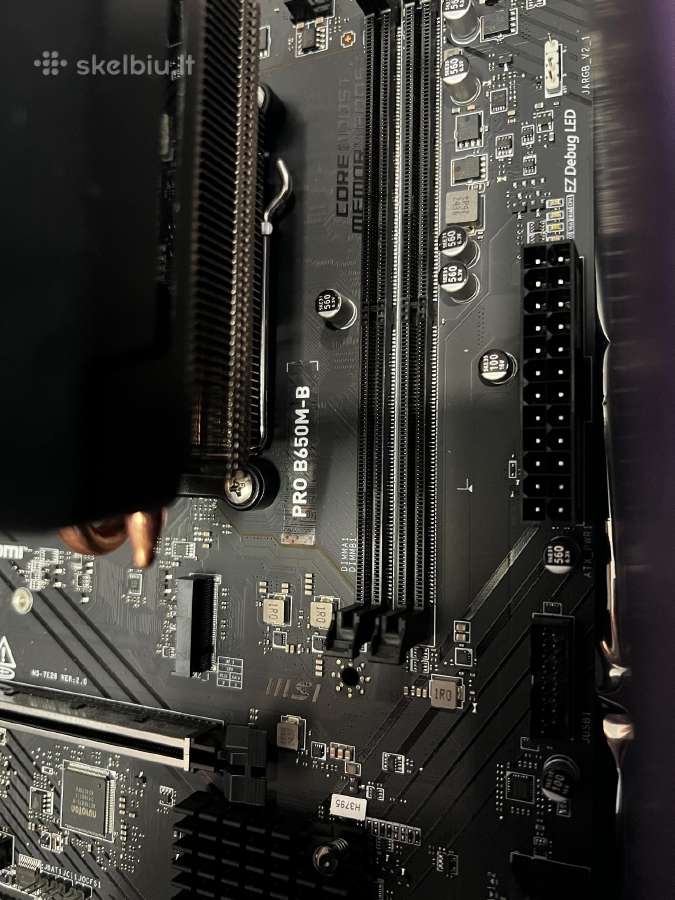 Ryzen 7 8700f + Msi Pro B650m-b + Rgb Ryzen Cooler - nuotraukos Nr. 3