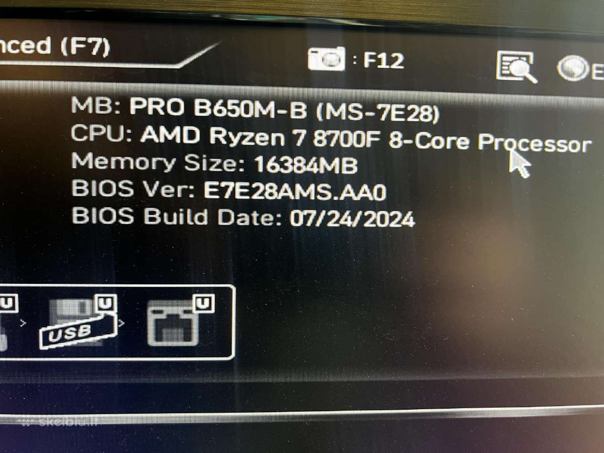 Ryzen 7 8700f + Msi Pro B650m-b + Rgb Ryzen Cooler - nuotraukos Nr. 4