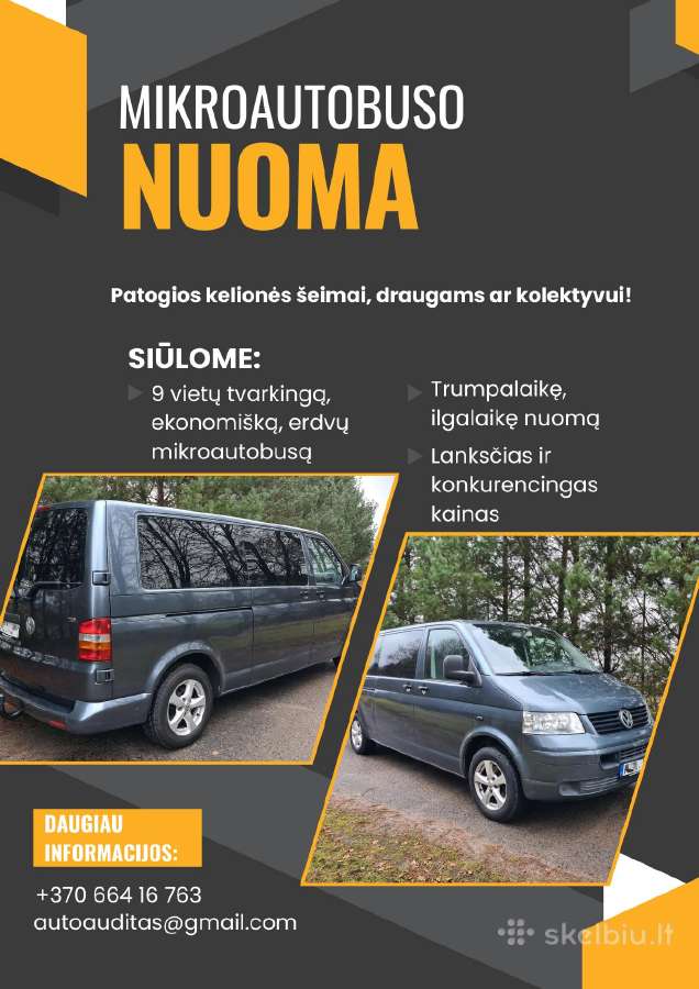 Mikroautobuso nuoma.